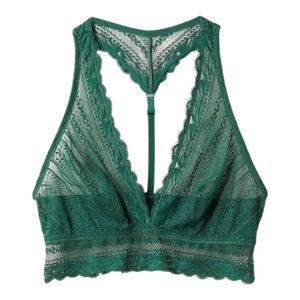Auden NWT Unlined Racerback Green Bralette Size Medium